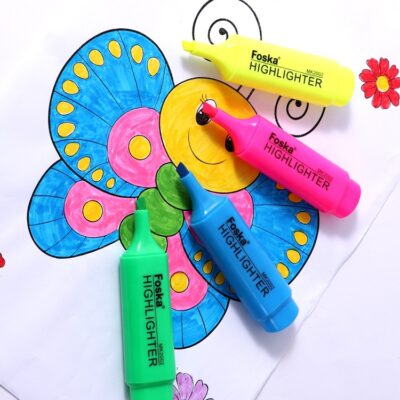 Highlighter(4colors in pvc bag)